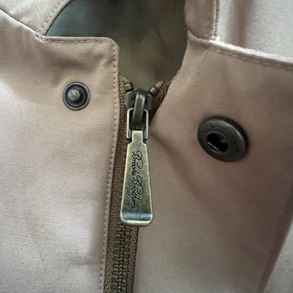 Brooks Brothers Tan Brown Field Jacket Size XXL Casual Chore Rain Coat - Picture 4 of 16